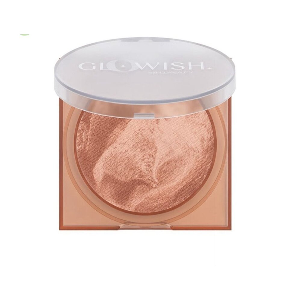 Glowish by Huda Beauty Soft Radiance Bronzing Powder 1-FULL SIZE~ 01 LIGHT NIB - Picture 2 of 8